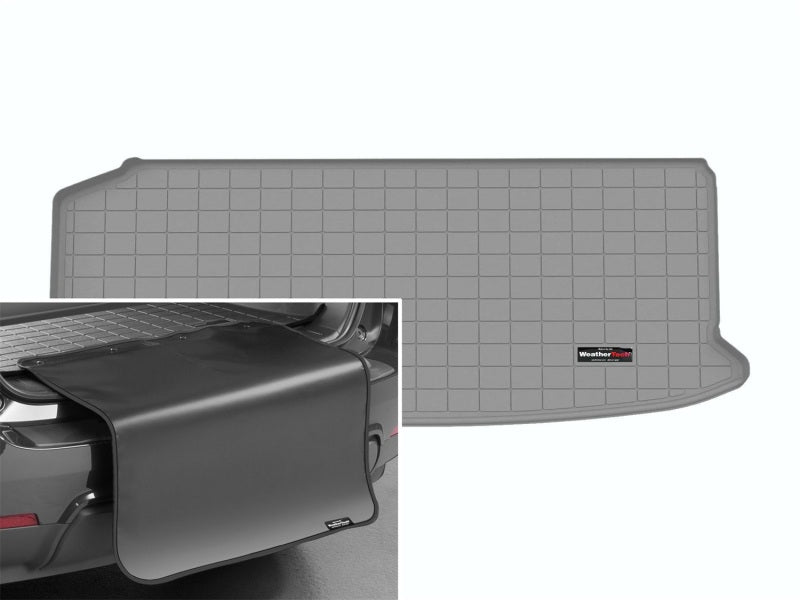 WeatherTech 2024 Toyota Grand Highlander w/JBL (Incl. Hybrid) Cargo Liner w/Bumper Protector- Grey