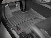 WeatherTech 2017+ Alfa Romeo Giulia Front FloorLiner - Black (Automatic Trans Only; RWD Only)