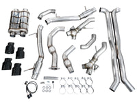 AWE Tuning 2021+ Cadillac CT4-V Blackwing SwitchPath Exhaust - Diamond Black Tips