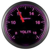 Autometer Elite 52.4mm Peak & Warn w/ Electronic Control 8-18 Volt Voltmeter