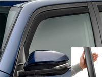WeatherTech 10-24 Toyota 4Runner Front Front Side Window Deflectors - Matte Blk