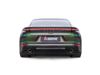 Akrapovic 2024+ Porsche Panamera Slip-On Line (Titanium) w/ Carbon Tips: Requires V6 or V8 fit kit