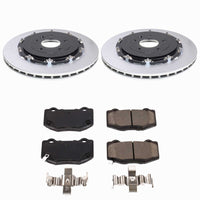 Power Stop 15-19 Chevrolet Corvette Rear Z17 Coated Brake Kit