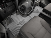 WeatherTech 05-10 Honda Odyssey Front Rubber Mats - Grey