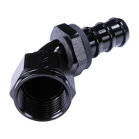 Russell 12AN Twist-Lok 60 Degree Hose End - Black