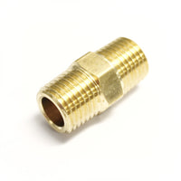 Ridetech Airline Fitting Nipple 1/4in NPT x 1in Long w/ Hex