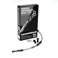 Goodridge 15-16 HD FLTRX/S Road Glide +2in Clutch Line Kit - Clear
