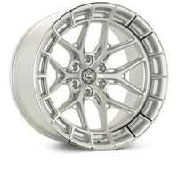 Vossen HFX-1 19x10 - 5x120.65 - ET28 - Deep Face - 70.3 - Silver Polished Wheel