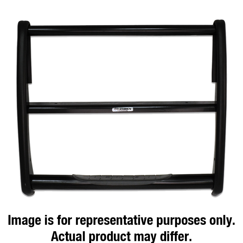 Go Rhino 06-10 Ford Explorer 3000 Series StepGuard - Black (Center Grille Guard Only)