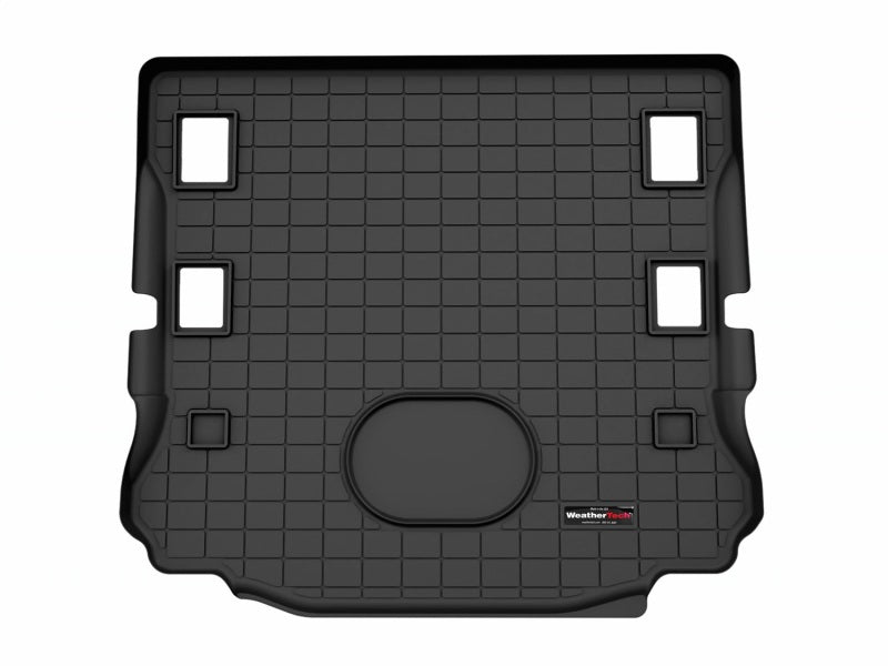 WeatherTech 2015+ Jeep Wrangler Cargo Liner - Black (Works w/Alpine Premium 9-Speakers)