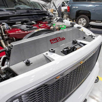 Wehrli 13-18 Cummins Fabricated Aluminum Radiator Cover - Candy Teal