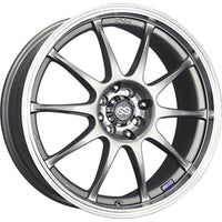 Enkei J10 17X7 4x100/108 42mm Offset 72.6mm Bore Silver Wheel (MOQ 40)