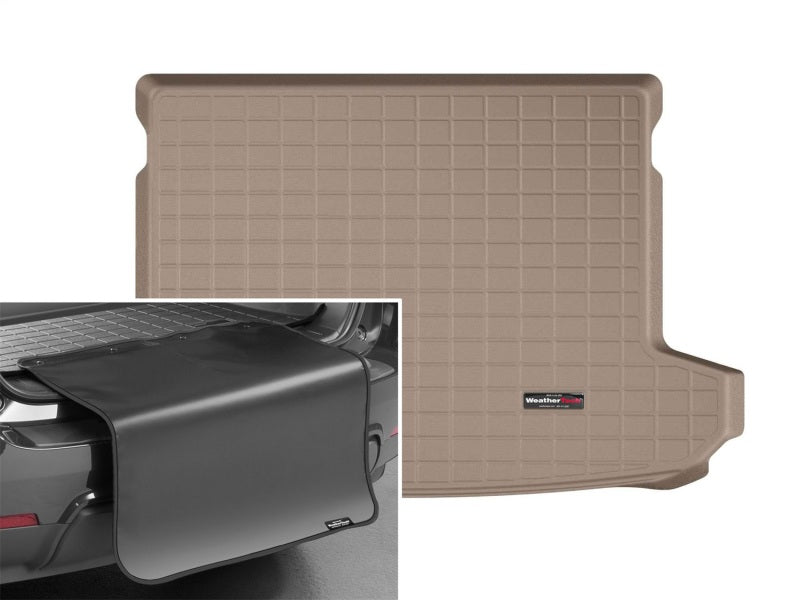 WeatherTech 2019 + Hyundai Tucson Cargo w/ Bumper Protector - Tan