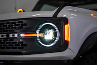 DV8 Offroad 2021-2025 Ford Bronco Black Headlights