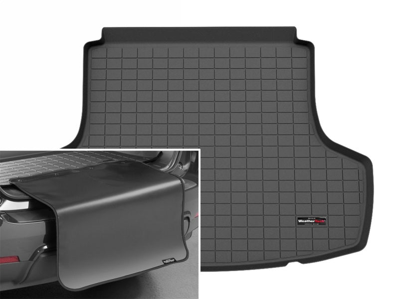 WeatherTech 24-25 Hyundai Sonata (Incl. Hybrid) Cargo Liner w/Bumper Protector - Black