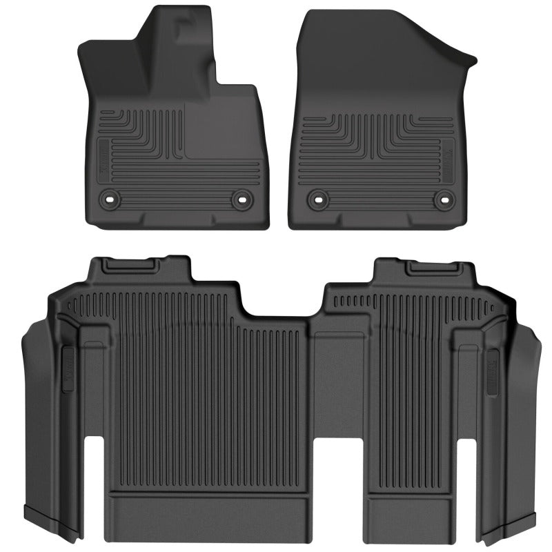 Husky Liners 21-25 Toyota Sienna WeatherBeater Front & 2nd Row Floor Liners - Black