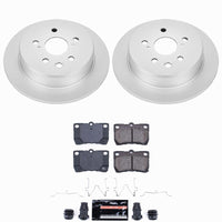 Power Stop 06-13 Lexus IS250 Rear Z23 Coated Brake Kit