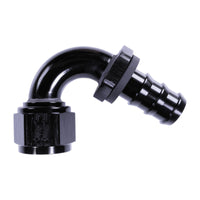 Russell 12AN Twist-Lok 120 Degree Hose End - Black