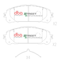 DBA 20-21 Toyota Highlander SP Performance Front Brake Pads