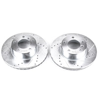 Power Stop 01-03 BMW 525i Front Evolution Drilled & Slotted Rotors - Pair