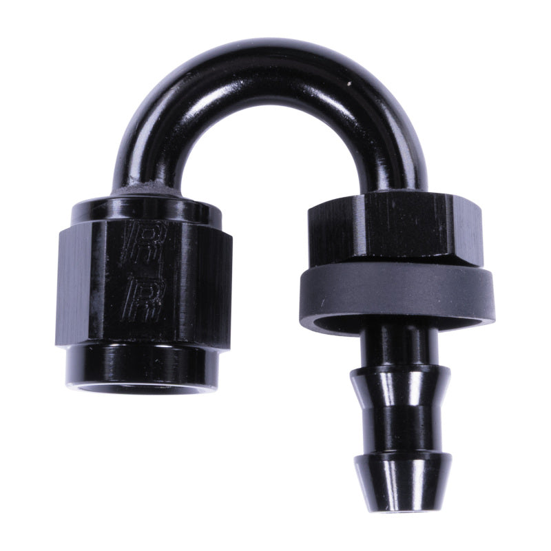 Russell 4AN Twist-Lok 180 Degree Hose End - Black
