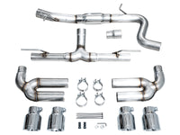 AWE Tuning 22-24 Audi 8Y S3 Track Edition Exhaust - Chrome Silver Tips