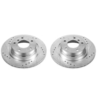 Power Stop 14-16 BMW 228i Rear Evolution Drilled & Slotted Rotors - Pair