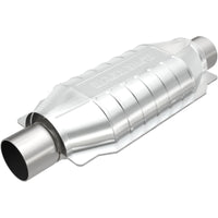 MagnaFlow Univ Cat Conv 2.25in Inlet/Outlet Ctr/Ctr Oval 12in Body L x 6.5in W x 16in Overall L