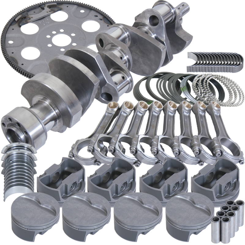 Eagle Chevy LT1350 1Pc 3.750in Crank 5.700in I-Beam 4.040in Pistons 153 Tooth FP Balanced Assembly