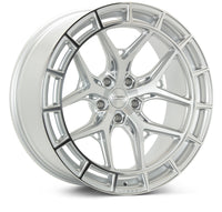 Vossen HFX-1 22x10.5 - 5x112 - ET25 - Deep - 66.5 - Silver Polished Wheel