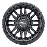 Weld Off-Road Swift 17x9in - 8x180 BP - ET-12 - 124.3mm CB - Gloss Black Wheel & Ring