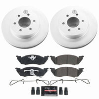Power Stop 97-98 Dodge Dakota Front Z23 Coated Brake Kit