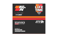 K&N Universal Air Filter 1-13/16in FLG / 3in Bottom / 2in Top / 3in Height