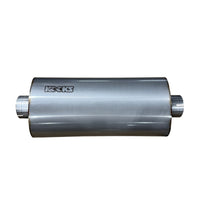 Kooks 3in Oval Clamp In Center/Center Muffler 18in Long Body Polished Stainless Steel