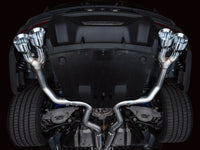 AWE 2024 Ford Mustang Dark Horse S650 RWD Track Edition Cat-Back Exhaust w/ Quad Chrome Silver Tips