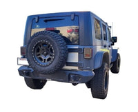 Go Rhino 07-18 Jeep Wrangler JK/JKU Trailline Rear Full Width Bumper - Tex. Blk