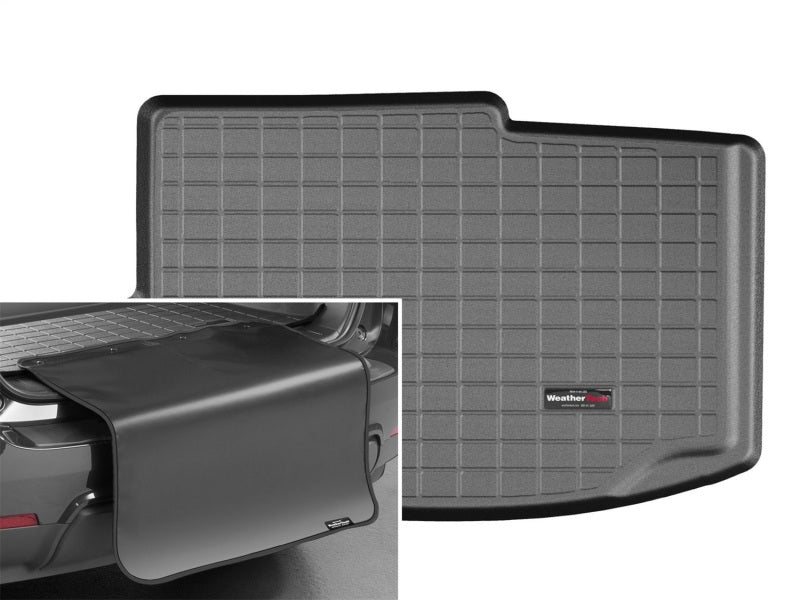 WeatherTech 2013 Chevrolet Malibu Cargo Liner w/ Bumper Protector - Black (Eco Only)