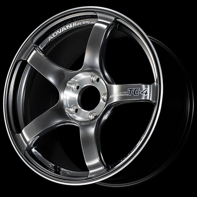 Advan TC-4 SE 18x9.0 / +25 Offset / 5x114.3 / 73mm Bore / Racing Hyper Black and Diamond Cut
