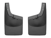 WeatherTech 11+ Ford Super Duty No Drill Mudflaps - Black