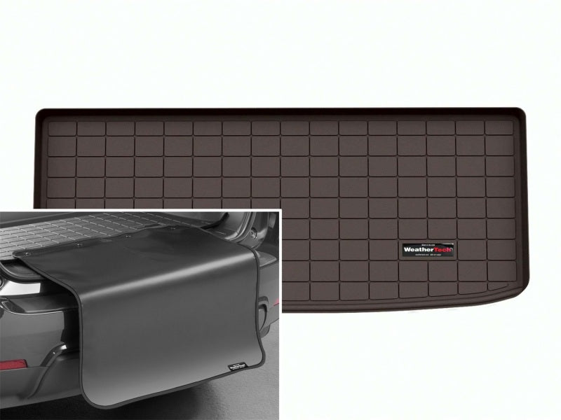 WeatherTech 2023 Honda Pilot Cargo Liner w/Bumper Protector - Cocoa