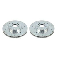 Power Stop 16-20 Mercedes-Benz GLC300 Front Evolution Drilled & Slotted Rotors - Pair