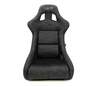 NRG FRP Bucket Seat (Large) Prisma Edition w/ Orange Pearlized Back - Spooky Edition (Spiders/Bats)