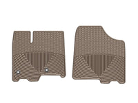 WeatherTech 13+ Toyota Sienna Front Rubber Mats - Tan