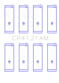 King GM DOHC 16 Valve / Toyota SOHC 8 Valve / DOHC 16 Valve (Size STD) Rod Bearing Set