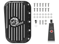aFe POWER Pro Series Engine Oil Pan Black w/ Machined Fins Jeep Wrangler (JK) 12-18 V6-3.6L