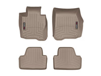 WeatherTech 14+ BMW 4-Series Front & Rear FloorLiner - Tan