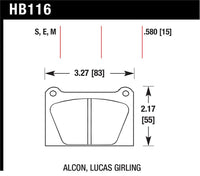Hawk Blue 9012 Motorsports Race Pads
