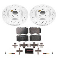 Power Stop 02-04 Mercedes-Benz C32 AMG Front Euro-Stop Brake Kit