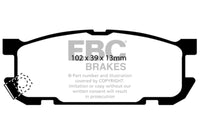 EBC 01-03 Mazda Miata MX5 1.8 (Sports Suspension) Yellowstuff Rear Brake Pads