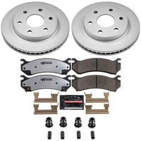 Power Stop 02-06 Cadillac Escalade Front Z36 Coated Truck & Tow Brake Kit